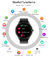 Q21 ผู้หญิงที่มีสไตล์สมาร์ทวอทช์หน้าจอกลม Smartwatch สำหรับสาว Heart Rate Monitor ใช้งานได้กับ Android และ IOS