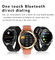Qianrun ความดันโลหิตรอบ Bt Call Heart Rate Monitor Smartwatch Dw95