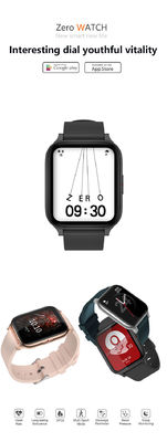 1.7 นิ้วหน้าจอสัมผัส IP68 กันน้ำ Smartwatch Fitness Tracker Qianrun