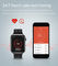 IWO K8 Blt Call Smartwatch 320 * 385 1.78 นิ้ว IWO 12 Pro Max สำหรับ IOS โทรศัพท์ Android Heart Rate อุณหภูมิด้านข้าง Rotati