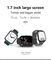 1.7 นิ้วหน้าจอสัมผัส IP68 กันน้ำ Smartwatch Fitness Tracker Qianrun