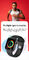 IWO Z36 Series 7 สมาร์ทวอทช์ 170mAh 1.7 &quot;DIY Face ความดันโลหิต Smartwatch